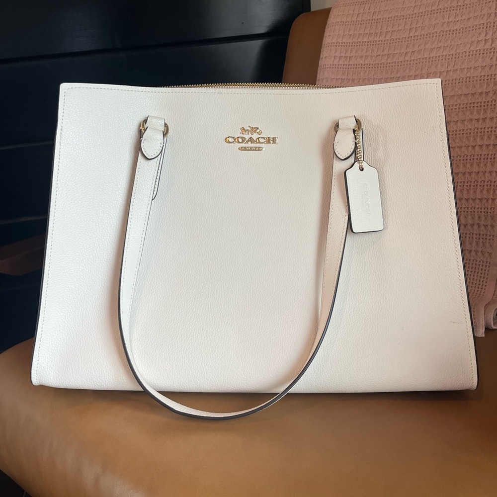 White Coach Tote Bag